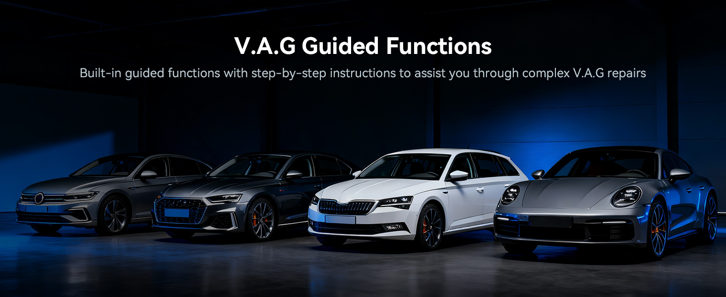VAG guided functions - iCarsoft CR MAX P