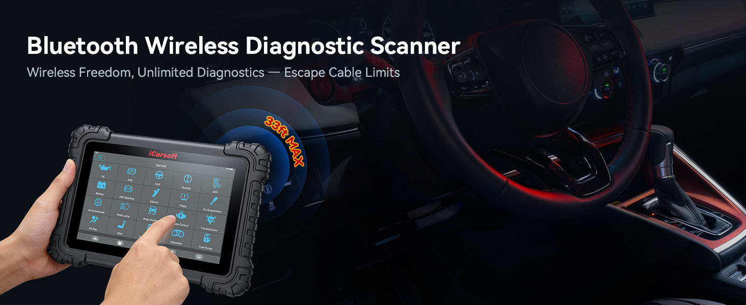 Wireless diagnostic scanner - iCarsoft CR MAX P