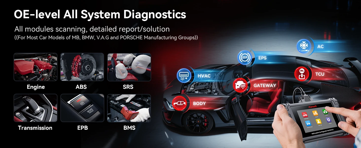 German vehicle software pre-installed