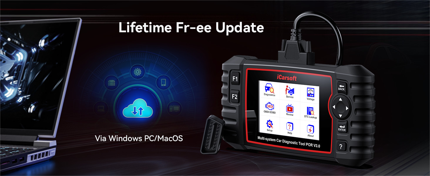 iCarsoft POR V3.0 product specifications
