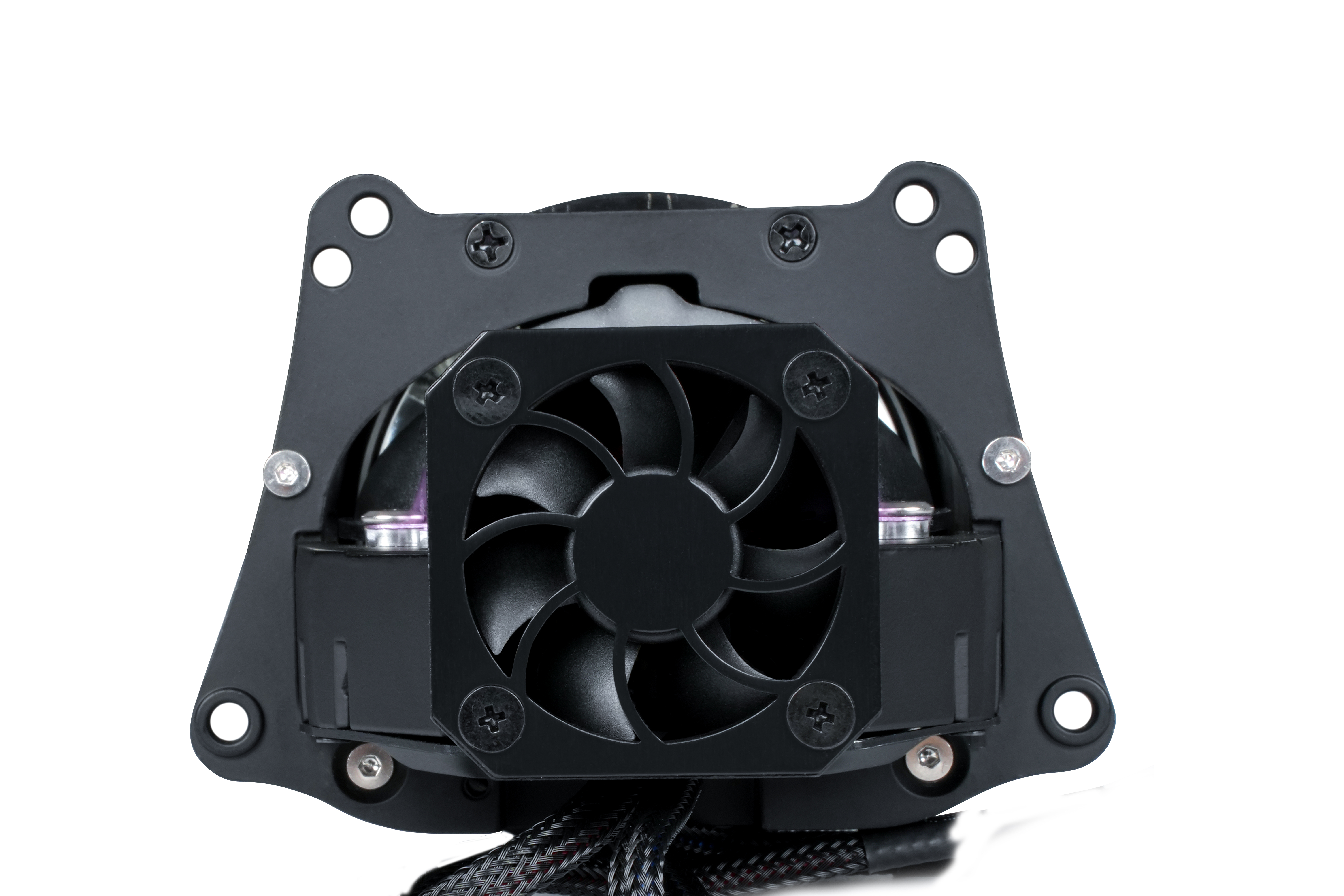 Rear view – integrated cooling fan