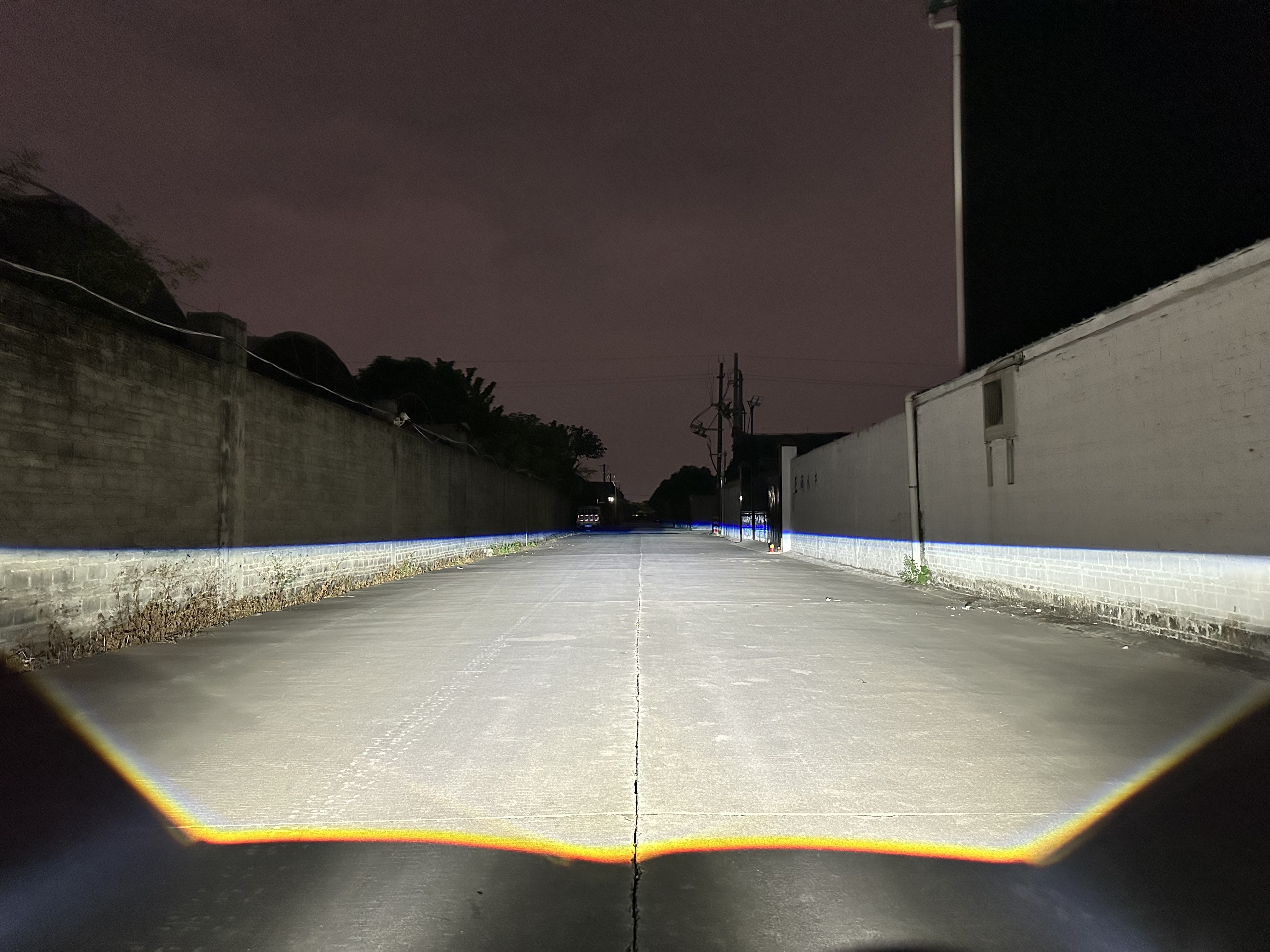 NHK DRG01 – outdoor low-beam pattern