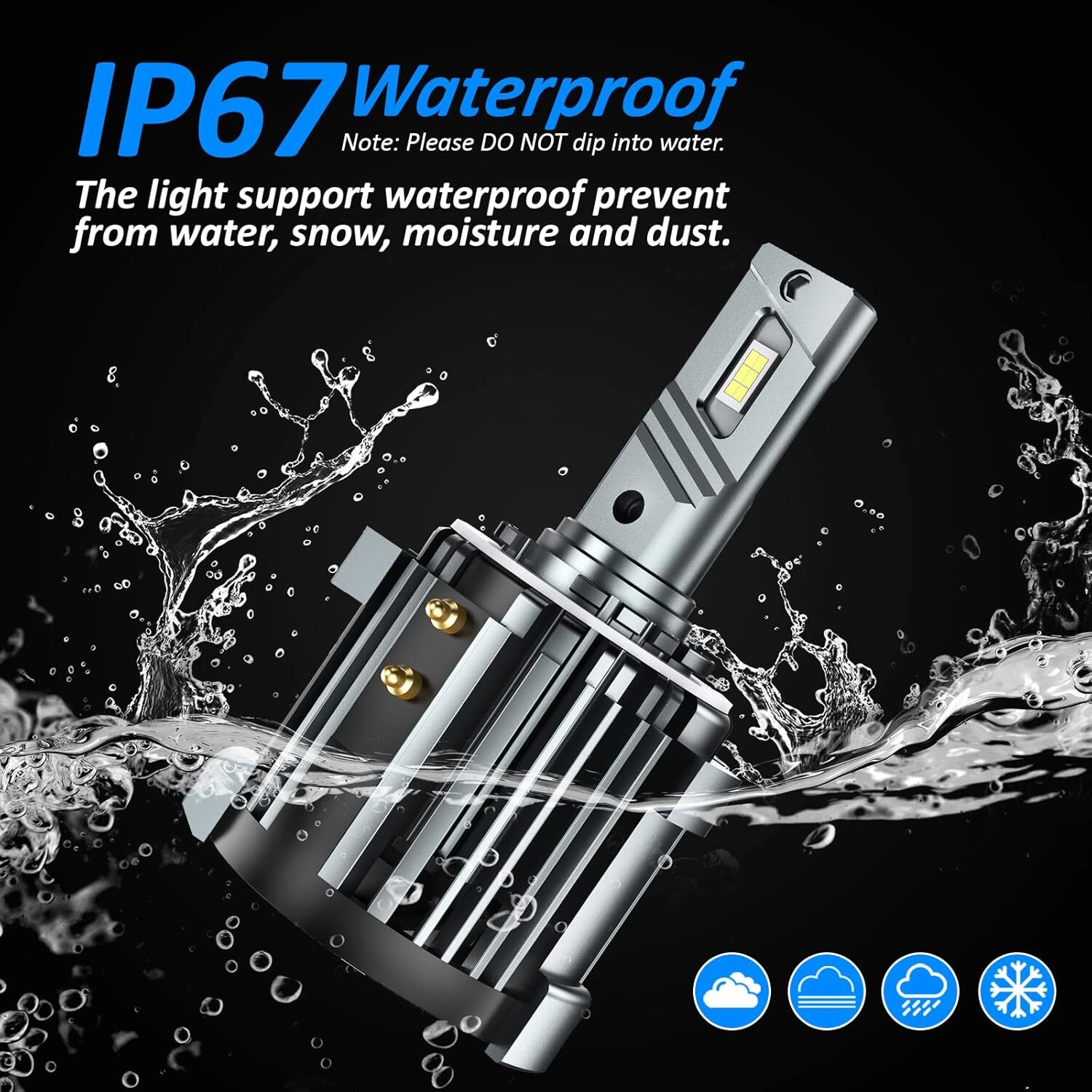 IP67 waterproof and dustproof
