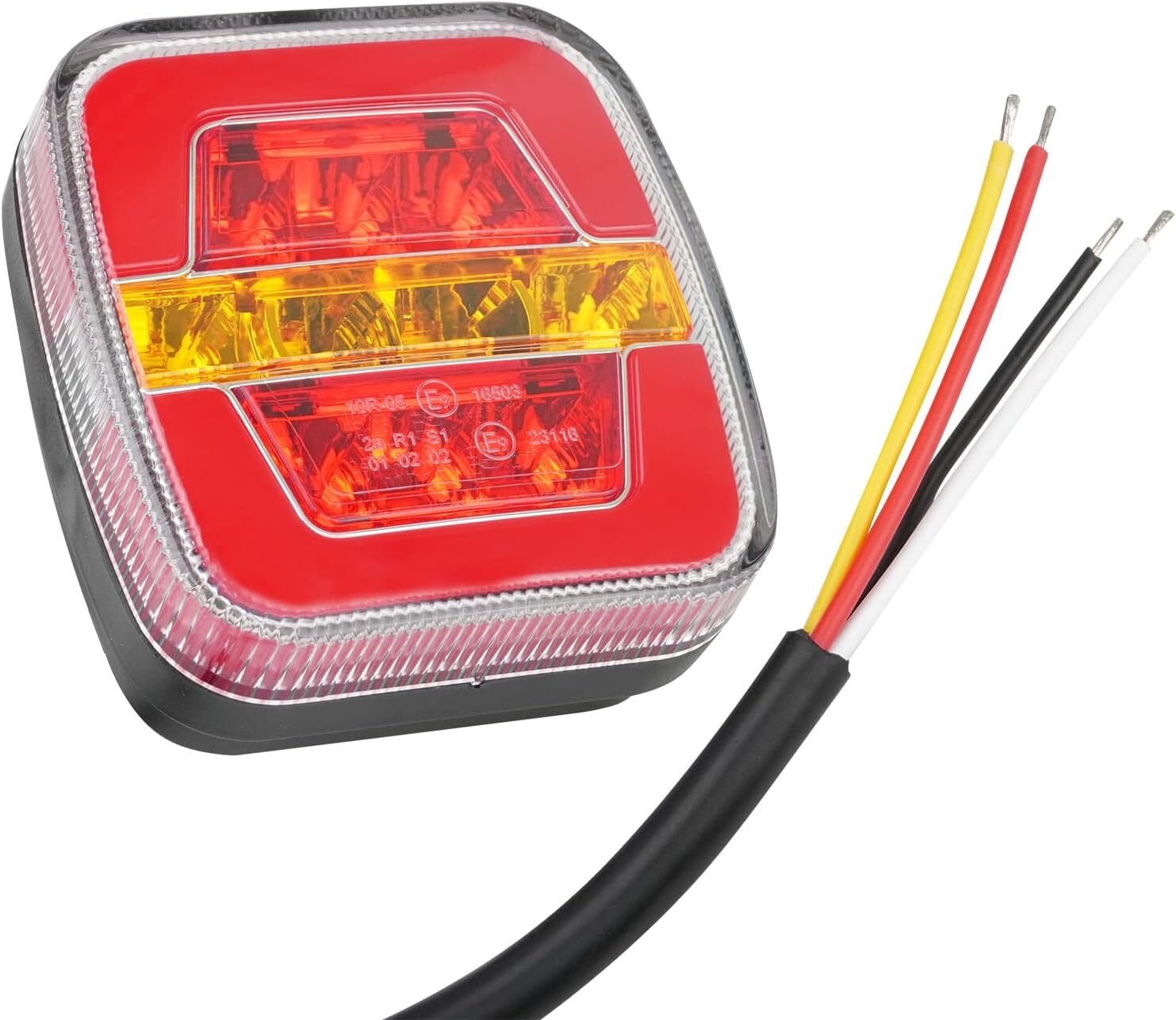 Universal LED Trailer Tail Light - wiring view