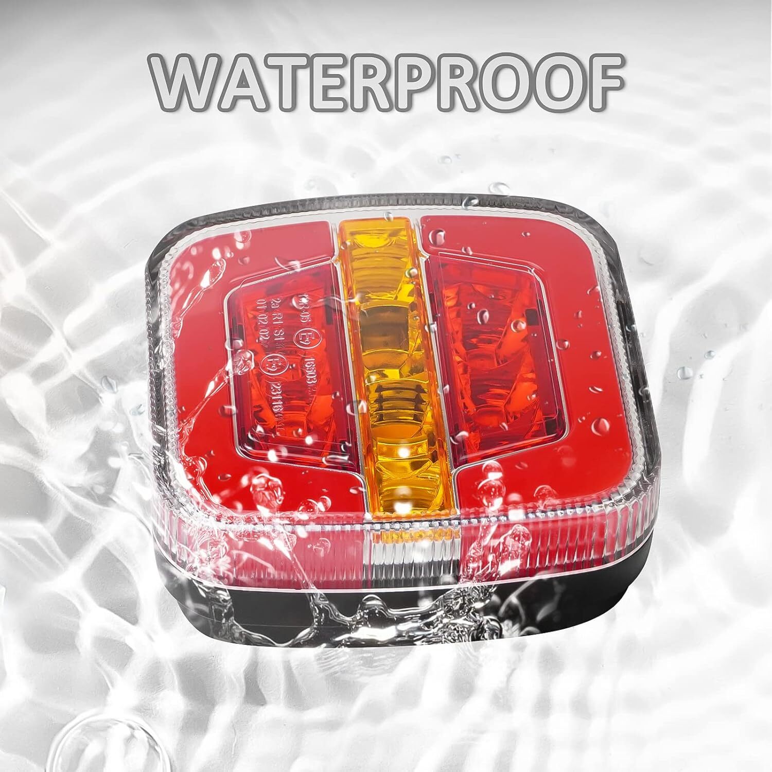 Universal LED Trailer Tail Light - installed example