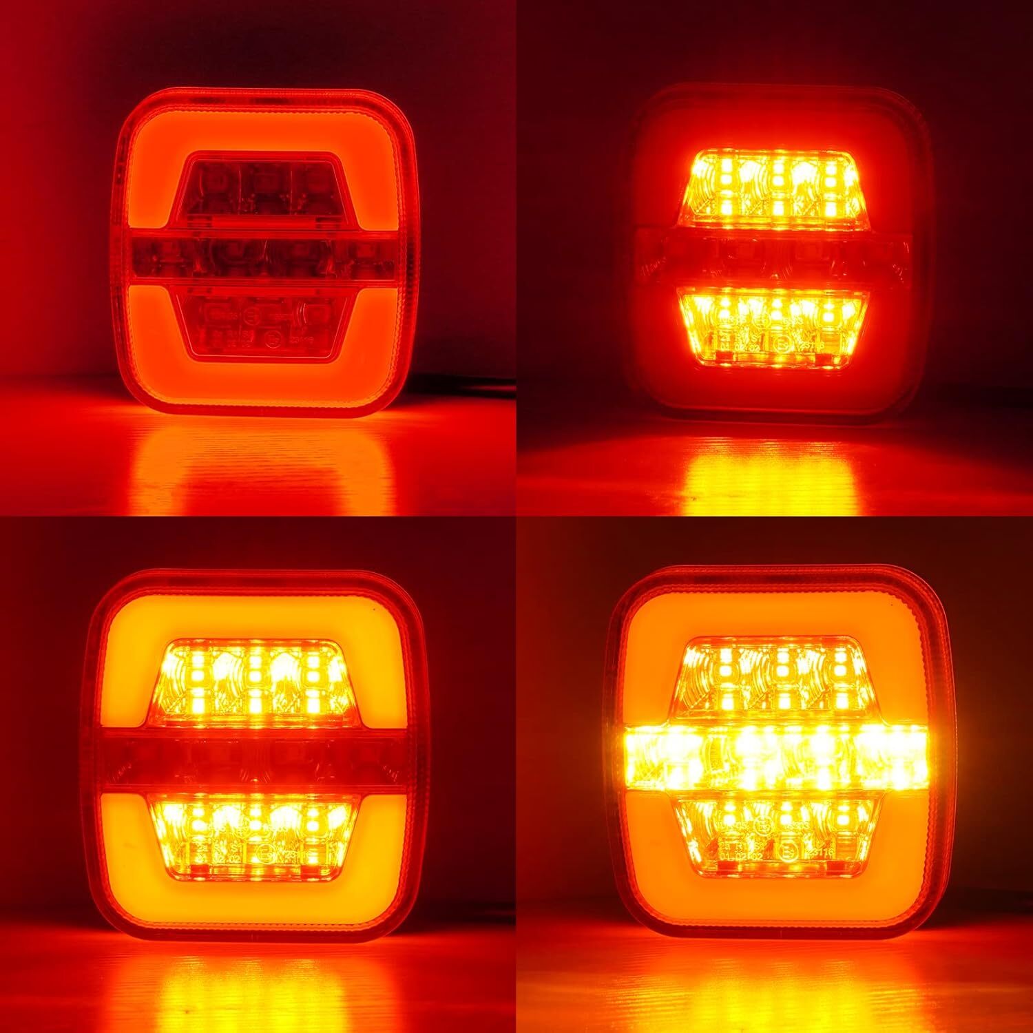 Universal LED Trailer Tail Light - close up