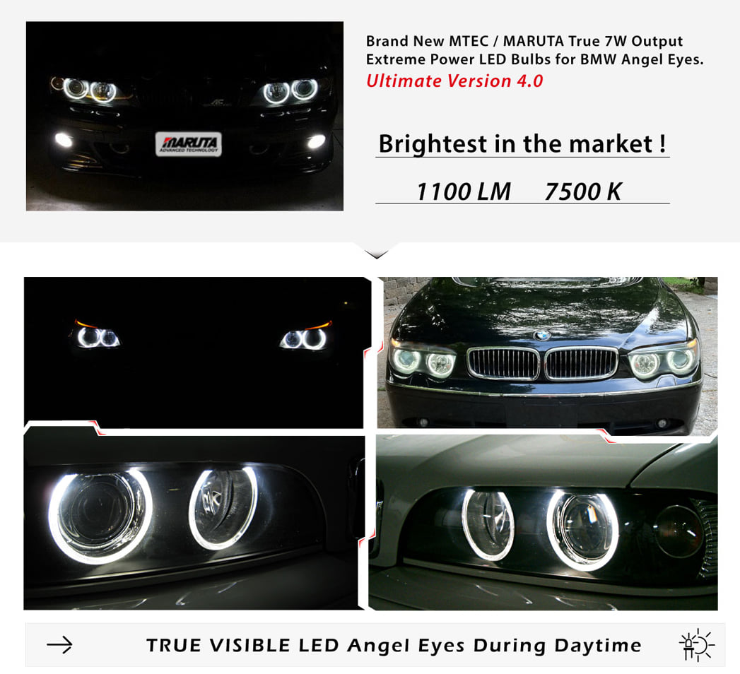 BMW E39 Cree LED Canbus Angel Eyes (Pair)