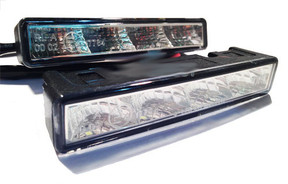 LED Daytime Running Lights (DRL) 2 Sealed Units 600Lm (E-mark)