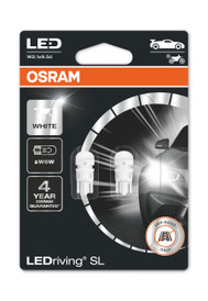 Osram 501 LEDriving SL W5W 6000k 12V LED bulbs (White)