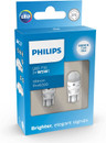  Philips Ultinon Pro6000 LED 501 T10 car sidelight bulbs (W5W), 8.000K cool blue, white (127998000KX2)