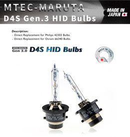 MTEC D4S 35W GEN.3 High Quality HID Xenon Replacement Bulbs 4800K/6100K/6900K