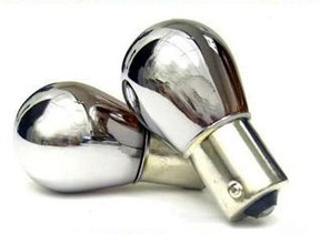 Au-Lite 782 PR21W Chrome Red Brake Bulbs (BAW15s)