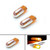 501a WY5W Chrome Amber Side Indicator Bulbs, Pack of 2