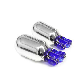 501 12v w5w Chrome Super White Sidelight Bulbs, Pack of 2