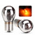 581 PY21w Chrome Silver Amber Indicator Bulbs (Twin Pack)