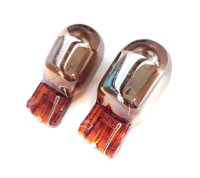 585 WY21W Chrome Amber 12V Car Indicator Wedge Bulbs, Pack of 2