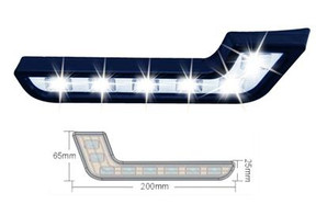  'L' Shaped DRL 6 High Power White LED - Sealed Units
