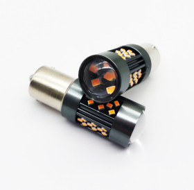 581 PY21W Amber 42 SMD (6W) Canbus BAU15S Indicator Led bulbs