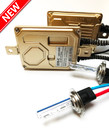 H7 35W AC HID Xenon Conversion Slim Kit 6000K Quality Metal Bulbs Braided  Wires