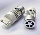 Super Canbus Amber 18W Car Indicator wy21w (585) LED Bulbs (12V) 1800lm with Fan, Pack of 2