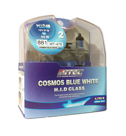 MTEC 881 (H27) 12v 27w Cosmos Blue Upgrade Bulbs