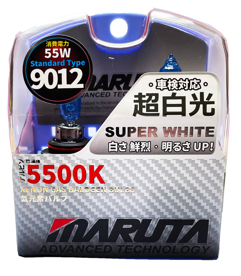 MARUTA® 9012 (HIR2) 55W 12V 5500K Xenon Gas Filled Car headlight bulbs With  Advanced Technology