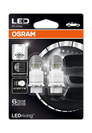 Osram 180 (3157) LED bulb 12V P27/7W Cool White 6000K twin blister (3557CW-02B)