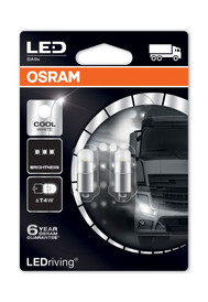 Osram LEDriving Premium 249 T4W 24V 1W x 2 LED Bulbs (3924CW-02B)