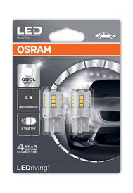 Osram LEDriving 582 W21W 12v LED bulbs x 2 (7705CW-02B)