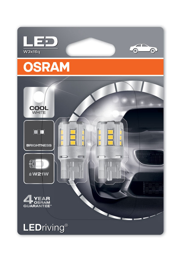 Osram LEDriving 582 W21W 12v LED bulbs x 2  HIDS Direct for HID Xenon  kits, Xenon bulbs, MTEC bulbs, LED's, Car Parts and Air Suspension