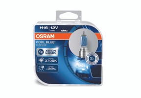 Osram CBI H16 Xenon effect 19w Bulbs +20% Light 4200K (Twin Pack) (6219CBI-HCB)