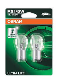  Osram 380 P21/5W 12v Ultra Life up to 3 x Lifetime Bulbs (Twin Pack) (7528ULT-02B)