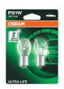OSRAM P21W (7506ULT-2BL) 382 12V 21W ULTRA LIFE - Up to 4x Lifetime - Twin Pack