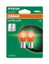 OSRAM PY21W (7507ULT-2BL) 581 12V 21W ULTRA LIFE - Up to 4x Lifetime - Twin Pack