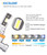 H1 LED Headlight/Front Fog Light bulbs(9-32V) 4000Lm CSP (2021) 6500K, Pack of 2