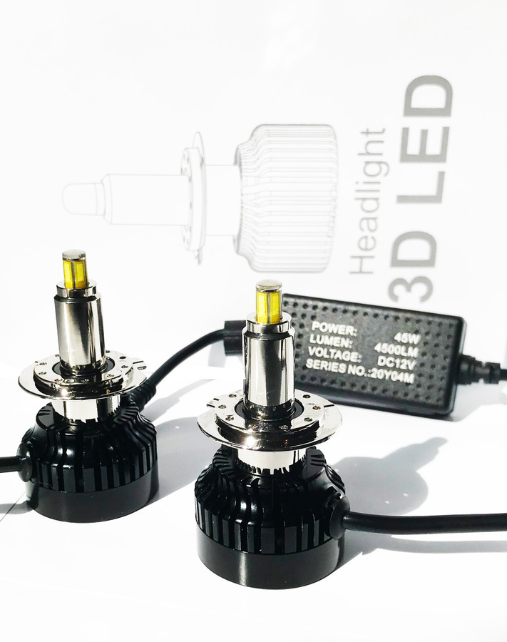 H7 9000Lm 360 Degree White Fog/Headlight Canbus LED Kit 6000K
