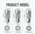 Super Canbus 18W Car LED Bulbs (12V) 1800lm W21W W21/5W P21/4W P21W P21/5W White/Amber/Red with Fan, Pack of 2