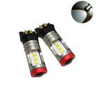 PW24W White 7x 3030 SMD (12-24V) Canbus DRL LED Bulbs, Set of 2