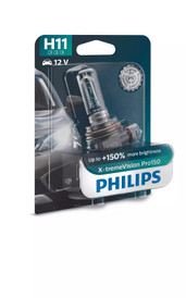 Philips XtremeVision Pro150 H11 12v 55w Headlight/Front Fog bulb
