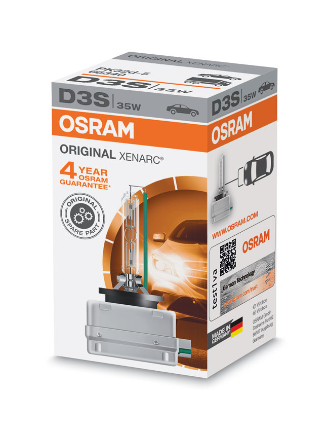 Osram Xenarc D3S 35W HID Xenon Replacement Bulb