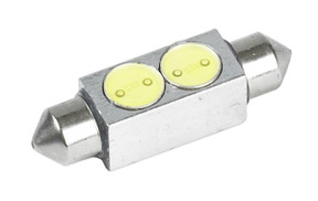 LED Bulb - 12V 11 X 38Mm Wedge High Power-LED - White