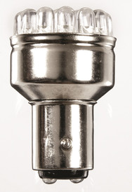 LED Bulb - 12V BAY15d 19-LED - Red