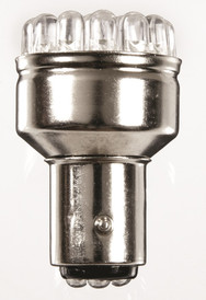 LED Bulb - 12V BA15s 19-LED - Red
