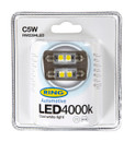 LED Bulb - 12V C5W 4000K-LED - White