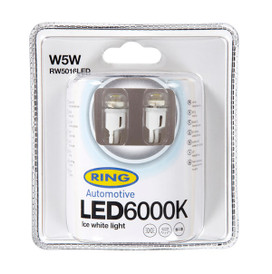 LED Bulb - 12V W5W 6000K-LED - White