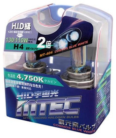 MTEC H4 12v 60/55w Cosmos Blue Xenon Effect Upgrade Bulbs