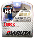 MARUTA® H4 100/90W 12V Super White (5500K) Xenon Gas Filled Car Headlight Bulbs With Advanced Technology