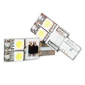 501 w5w Canbus 4* SMD White LED Wedge Sidelight Bulbs