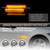 D-Lumina LED Side Indicators M-Style BMW 1/3 /5 Series E90 E91 E92 E93 E60 E61 E82 E88,Smoke Lens Front fender Sidemarker Yellow Lamp Pack of 2