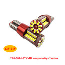 501 W5W 57* 3014 SMD Canbus LED White Sidelight Bulbs 